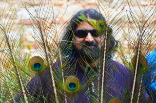 Mohanji with Peacock
