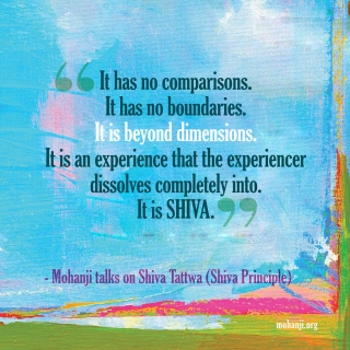 Mohanji quote - Shiva Tattwa4 - Shiva principle